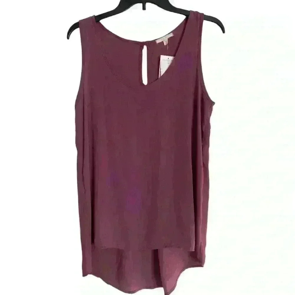 NWT Pleione Sleeveless Scoop Neck Blouse Shell Top
